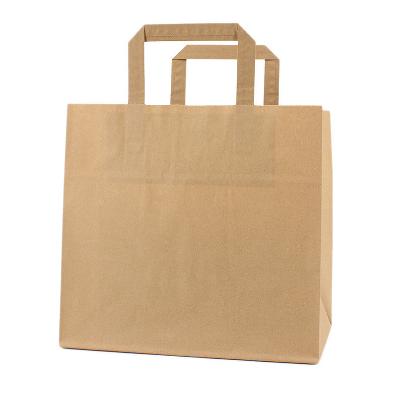Take-away bags 32+21,5x27cm Brown (250 pcs)
