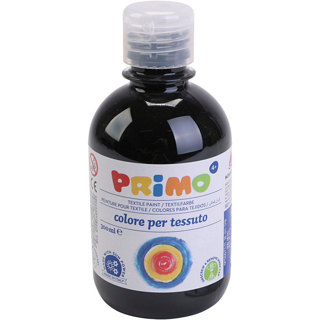 Textile Paint, black, 300 ml/ 1 bottle