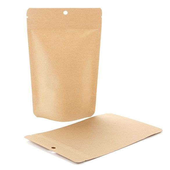 Stand Up Pouches Kraft Compostable 13x7.9x20.6cm | 113 grams
