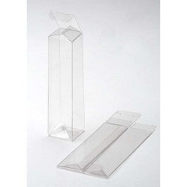 Plastic Gift Boxes 1.6x1.6x10.8cm Crystal Clear