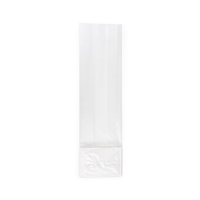 Block Bottom Bags w/ Paper Insert Frosted 7x5.1x25.4 cm