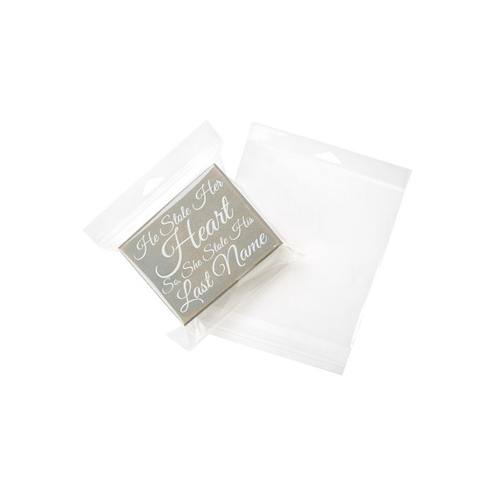 Headerbags 16.8x22.2cm Reclosable and Crystal Clear