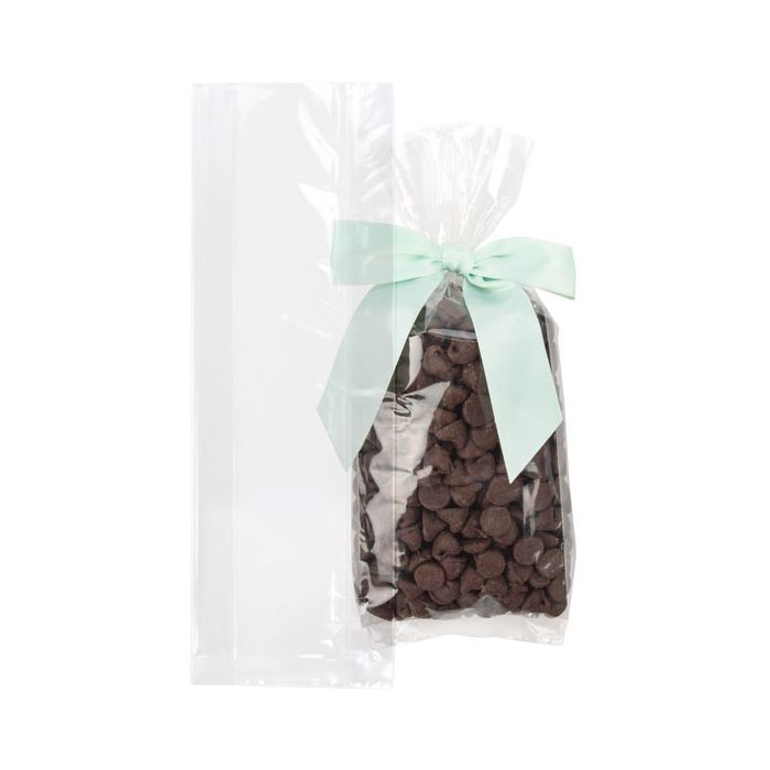 Plastic Bags 7.6x3.1x21cm with side gusset Heavy Duty