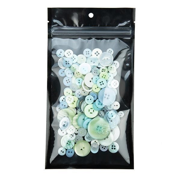 Grip Seal Bags Transparent/Black 10.2x16.5cm