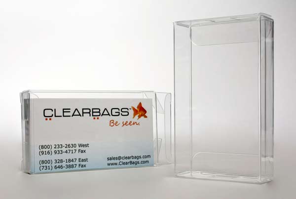 Plastic Gift Boxes 5.7x2.5x9.3cm Crystal Clear