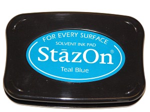 Ink Pads Stazon Teal Blue (1 pc)