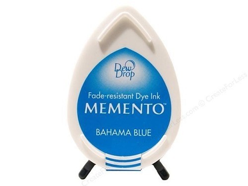 Ink Pads Memento Dew drops Bahama blue (1 pc)