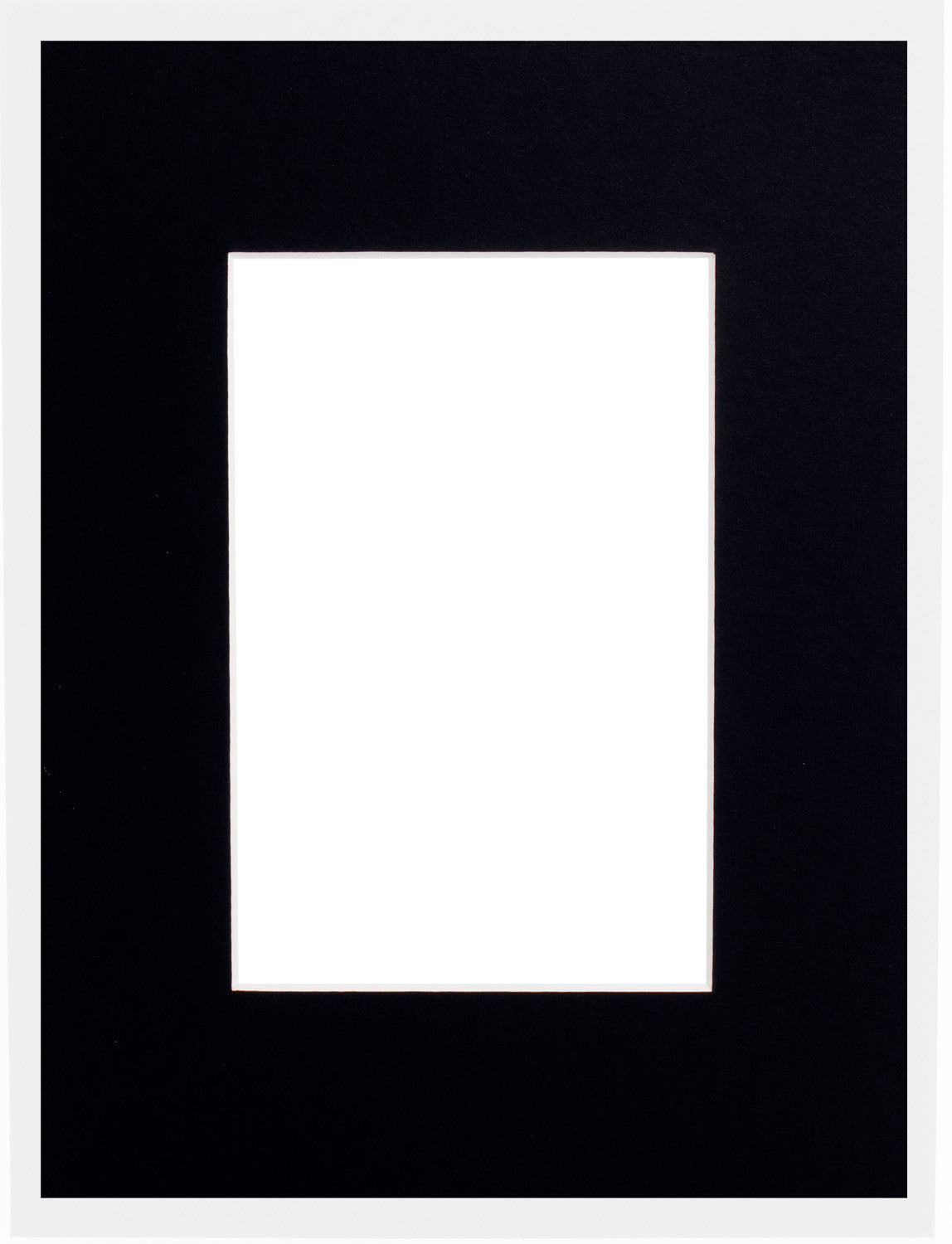 Mount Board 413 Black 30x40cm with 19x24cm window (5 pcs)
