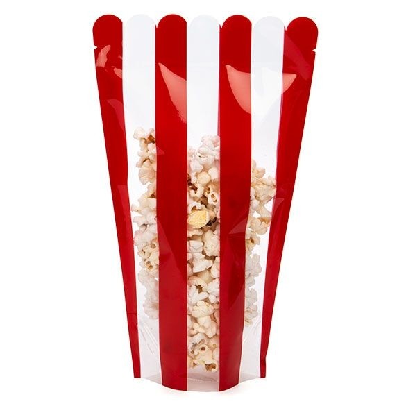 Stand Up Pouches Popcorn Shaped Pouch 15.2x8.9x22.9cm