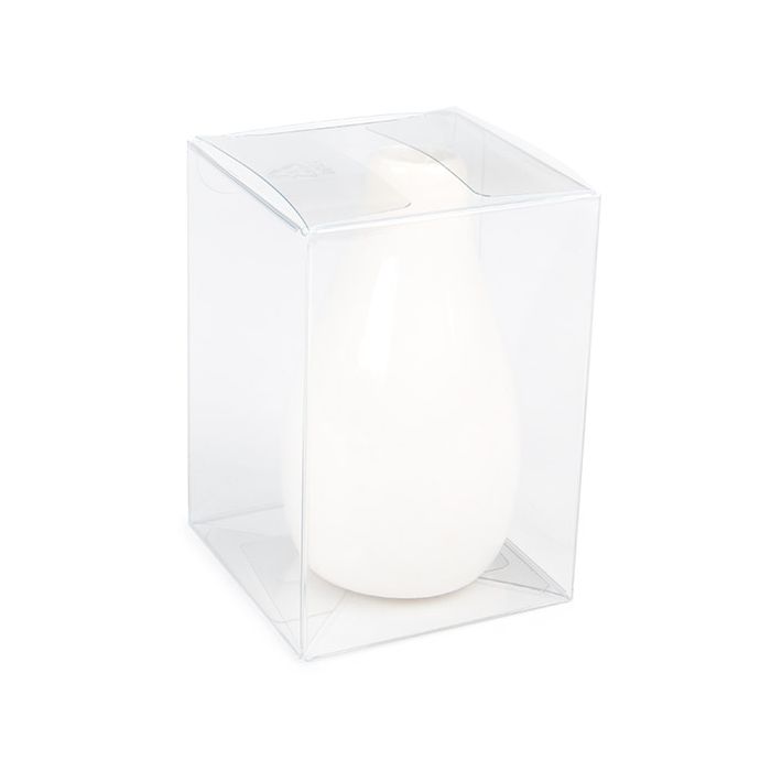 rPET Crystal Clear Pop & Lock Box 6.4x6.4x9.2 cm