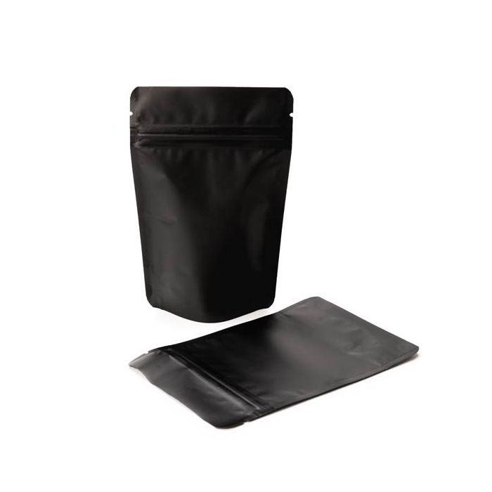 Stand Up Pouches Matt Black 8x5x13cm | 28 grams