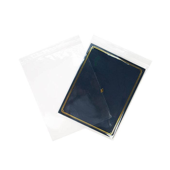 Grip Seal Bags with Vent-hole 25.5x33cm Crystal Clear PP 50 micron