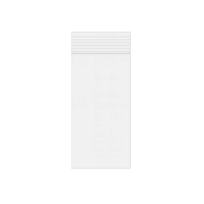 Grip Seal Bags 12.7x25.5cm PE 50 micron