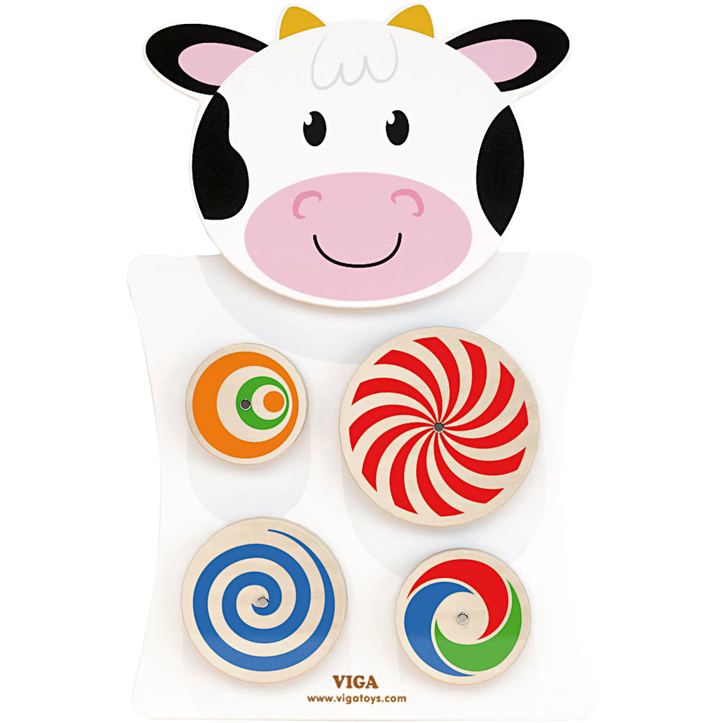 VIGA Activity Board, Cow, size 36x55x3,5 cm
