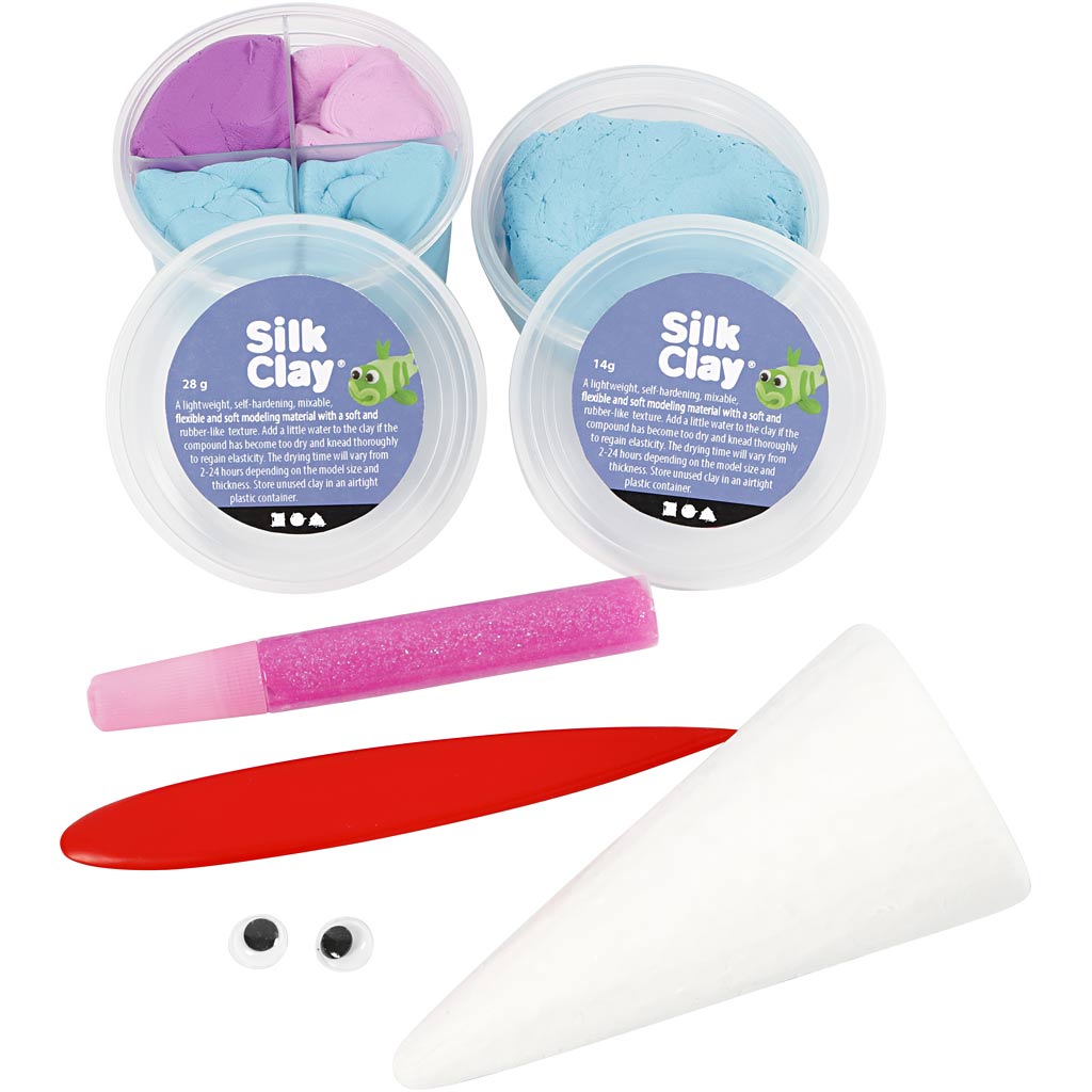 LU-LA, azzurro, rosa, viola, 1 set [HOB-100783]