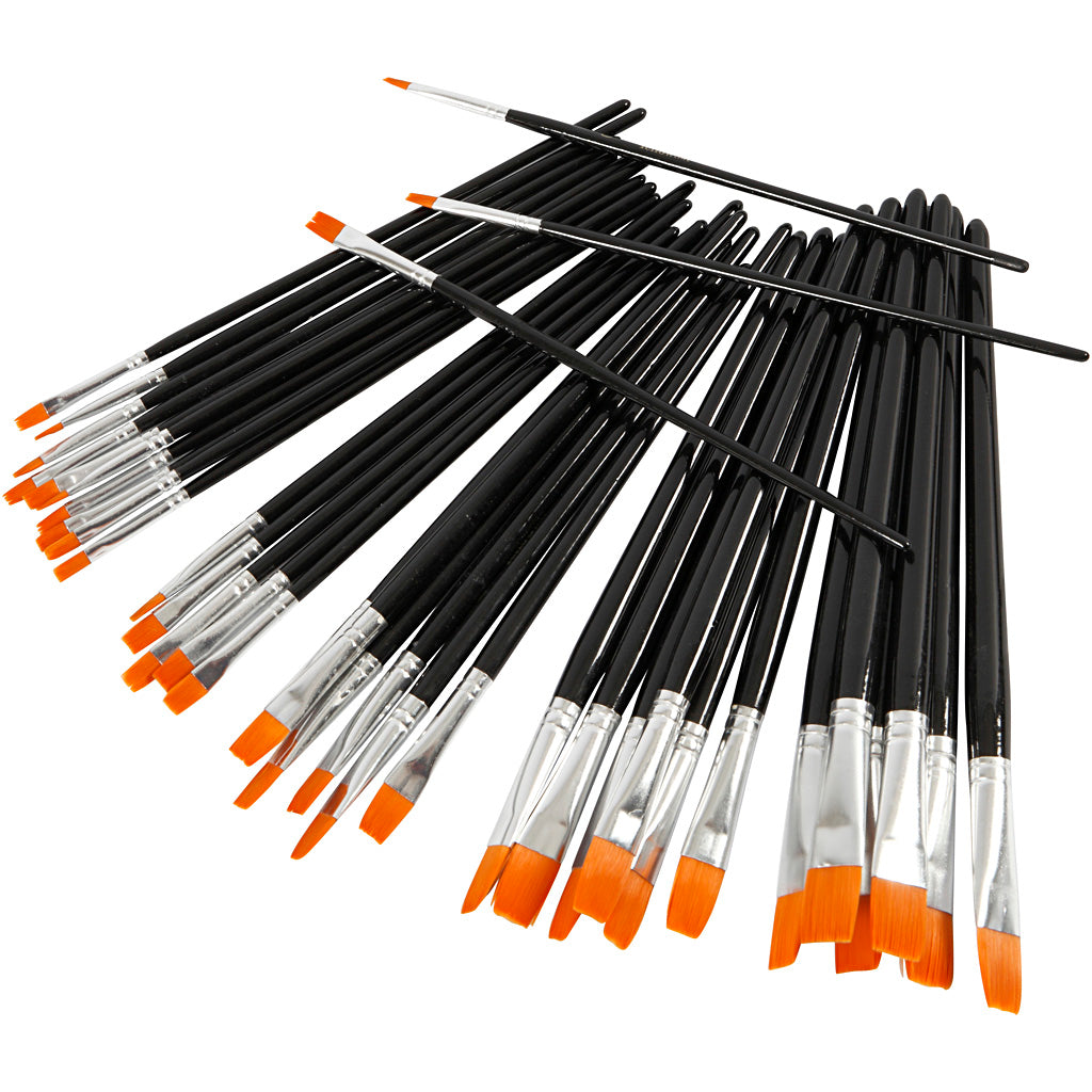 YellowLine Brush Set, no. 0+2+4+8+12+16, 36 pc