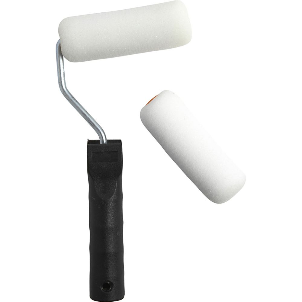 Rullo per pittura con manico, L: 10 cm, 1 set [HOB-10475]