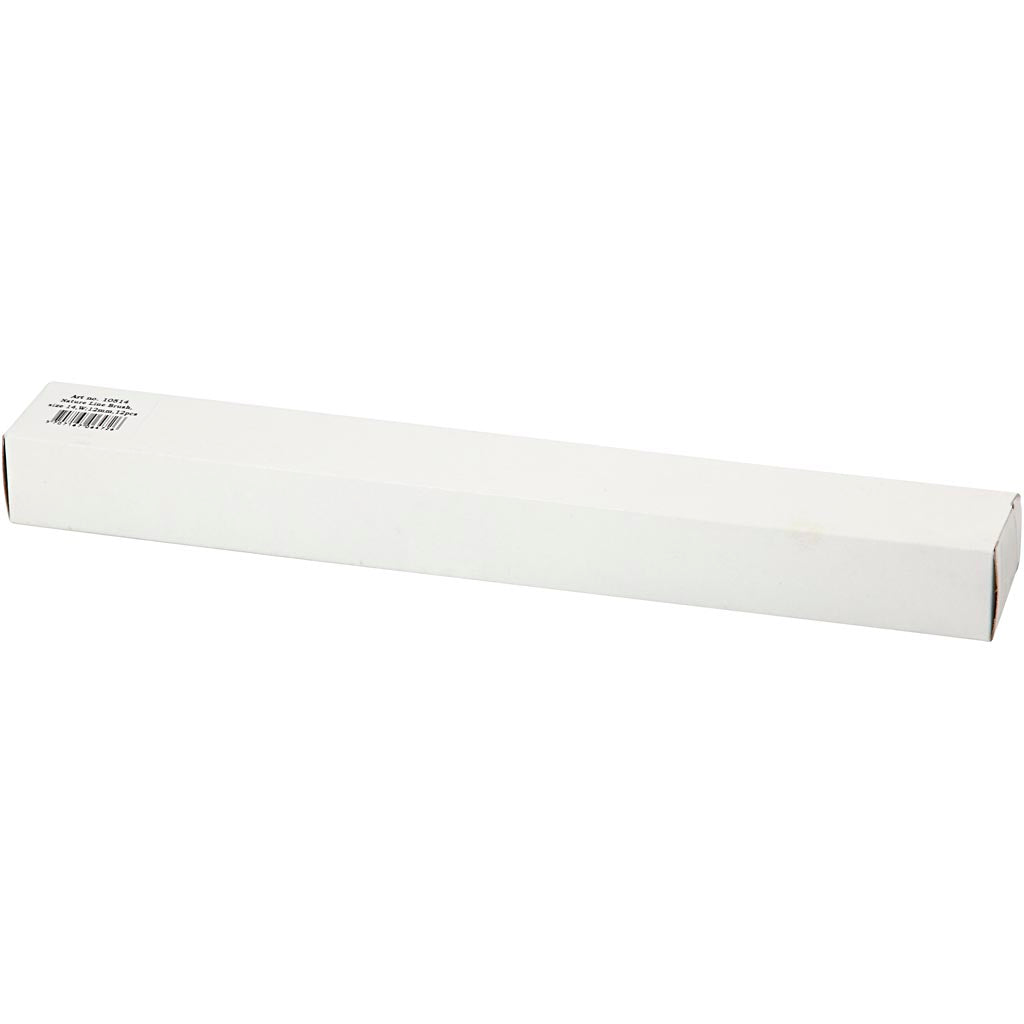 Pennello Nature Line, dim. 14, L: 32 cm, L: 12 mm, manici lunghi, 12 pz/ 1 conf. [HOB-10514]