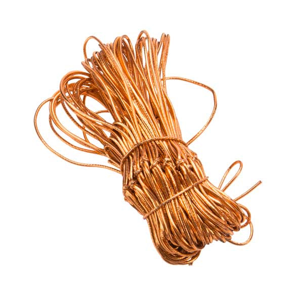 Nastro decorativo color rame metallizzato 25,5 cm (50 pezzi) [10MC]