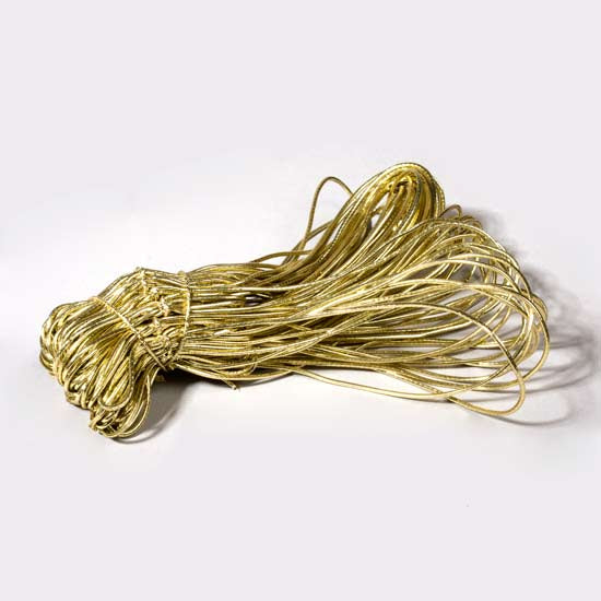 Nastri decorativi oro metallizzato 20cm (50 pezzi) [8MG]