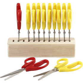 Forbici per Bambini, L: 12,5 cm, rond, 12 pz/ 1 conf. [HOB-11190]