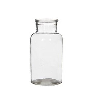 Glass Medicine Bottle 20cm tall Ø 10cm (tray with 6 pcs)