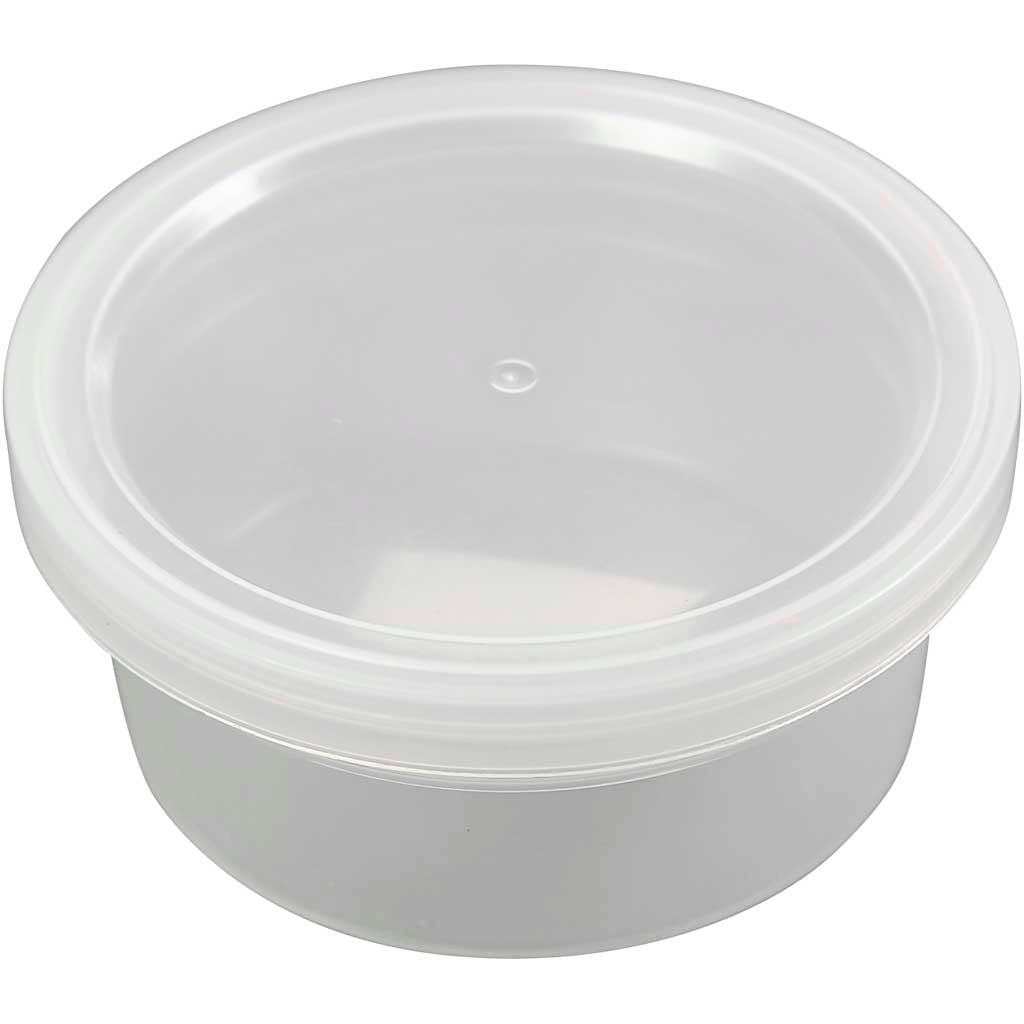 Vaschetta di plastica con coperchio, A: 38 mm, P: 84 mm, 20 pezzi, 125 ml [HOB13173]