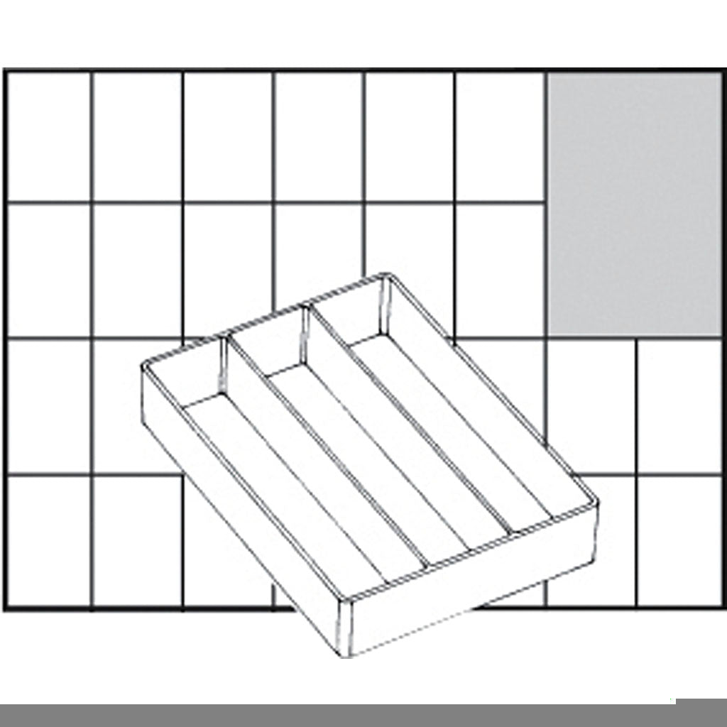 Insert Box, no. A75 Low, H: 24 mm, size 109x79 mm