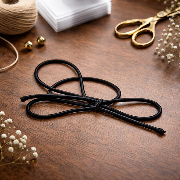 Nastro decorativo nero 35.5cm (50 pezzi) [14SB]