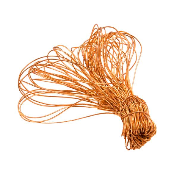 Nastro decorativo color rame metallizzato 40.5cm (50 pezzi) [16MC]