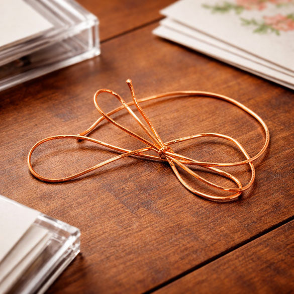 Nastro decorativo color rame metallizzato 40.5cm (50 pezzi) [16MC]