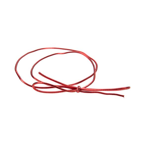 Nastro decorativo rosso metallizzato 40,5 cm (50 pezzi) [16MR]