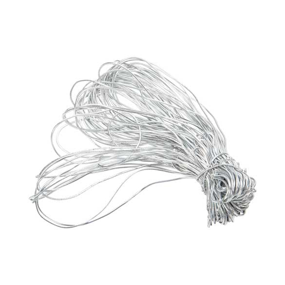 Nastro decorativo argento metallizzato 40,5 cm (50 pezzi) [16MS]
