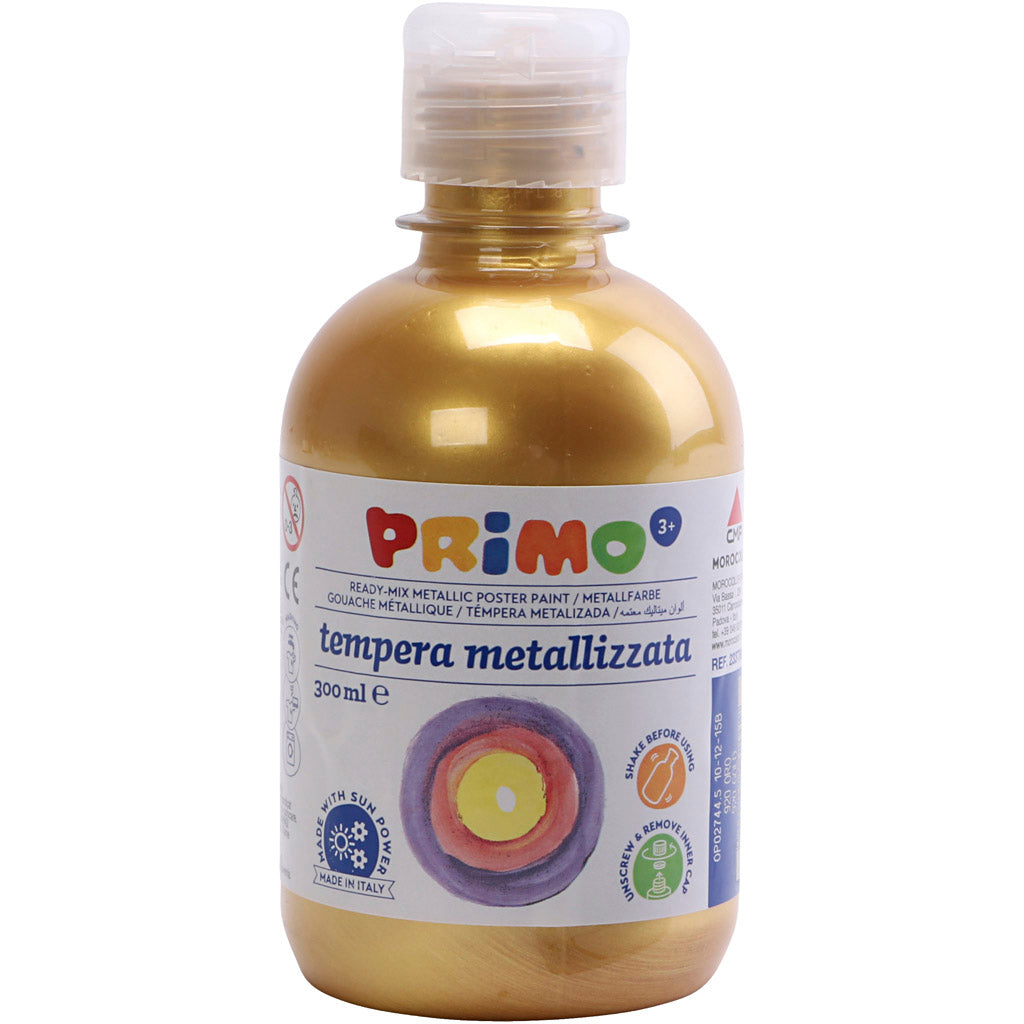 Pittura Tempera Metallizzata , oro, 300 ml/ 1 conf. [HOB-629889]