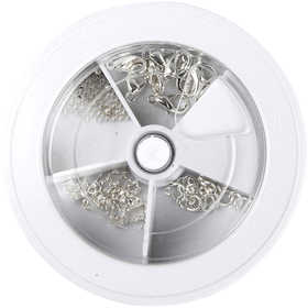 Kit iniziale per gioielli, placcato argento, 1 set [HOB-100245]