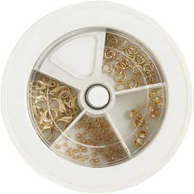 Kit iniziale per gioielli, placcato oro, 1 set [HOB-100256]