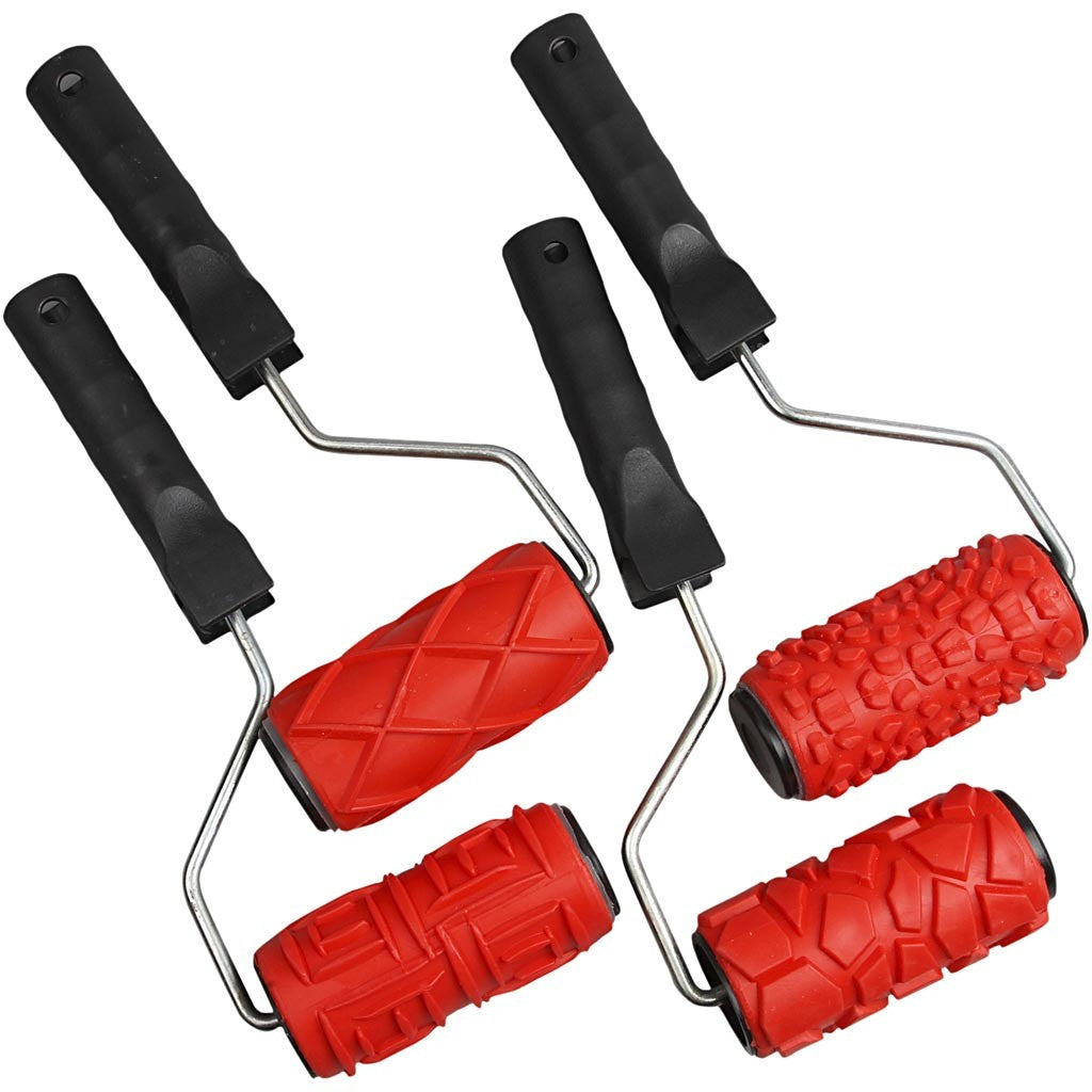 Rulli sagomati, L: 10 cm, 4 pz/ 1 conf. [HOB-10466]
