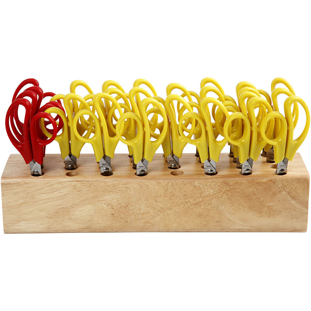 Forbici per bambini, L: 12,5 cm, rond, 1 set [HOB-11227]