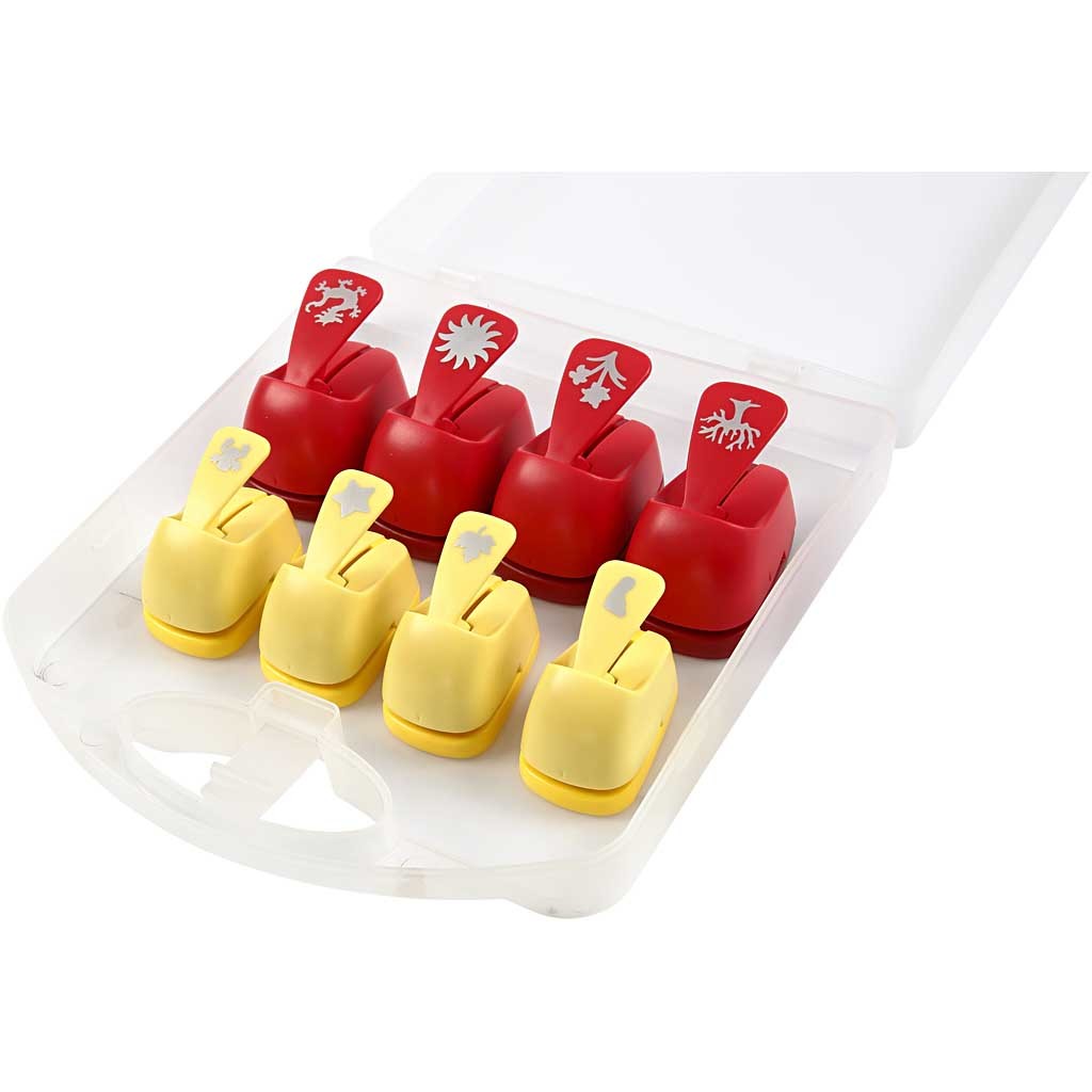 Perforatori per carta, tutte le occasioni, misura 15+23 mm, 2x4 pz/ 1 conf. [HOB-11269]