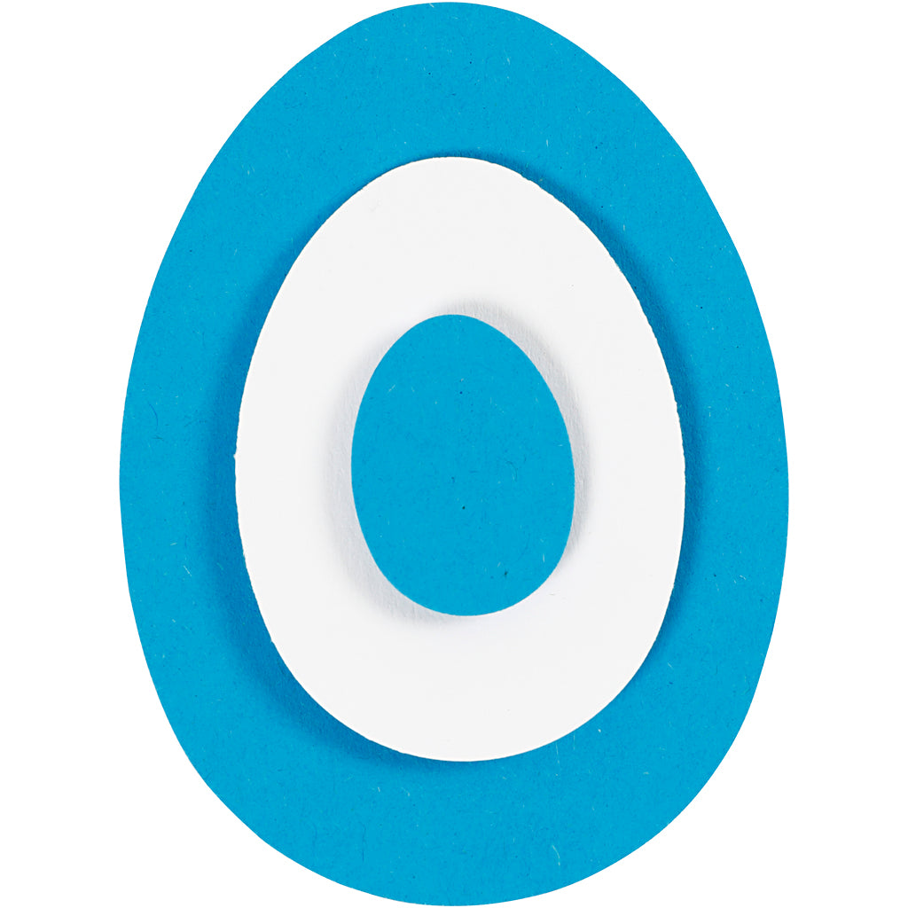 Set perforatori creativi, uovo, misura 25+50+76 mm, 3 pz/ 1 conf. [HOB-112782]