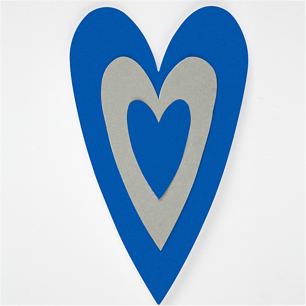 Set perforatori creativi, cuore, misura 25+49+75 mm, 3 pz/ 1 conf. [HOB-11287]