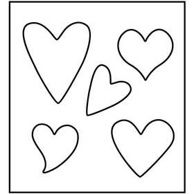 Fustella in acciaio, cuore, misura 14x15,25 cm, spess. 15 mm, 1 pz [HOB-117493]