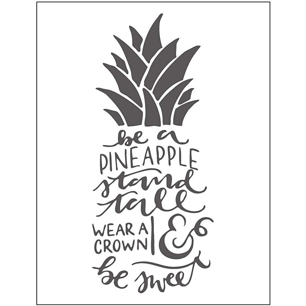 Mascherina per embossing, parole, misura 11x14 cm, spess. 2 mm, 1 pz [HOB-11763]