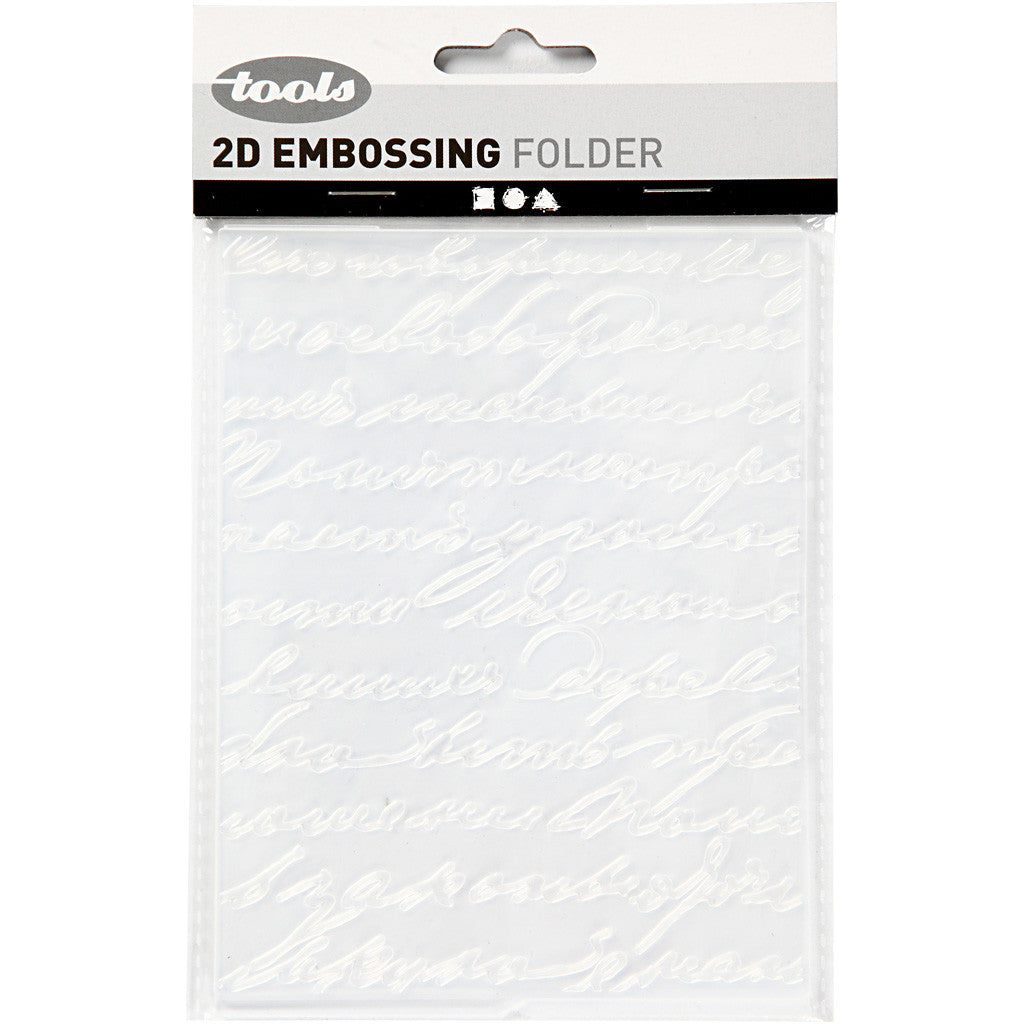 Mascherina per embossing, parole, misura 11x14 cm, spess. 2 mm, 1 pz [HOB-11773]