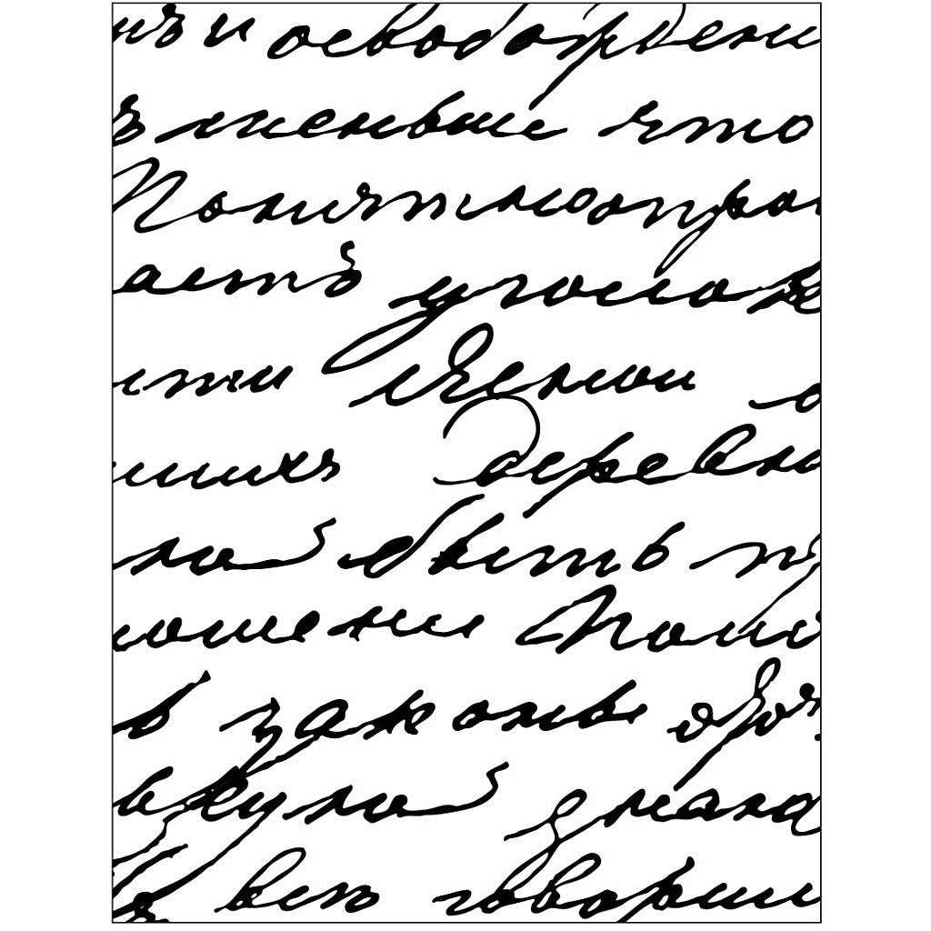 Mascherina per embossing, parole, misura 11x14 cm, spess. 2 mm, 1 pz [HOB-11773]