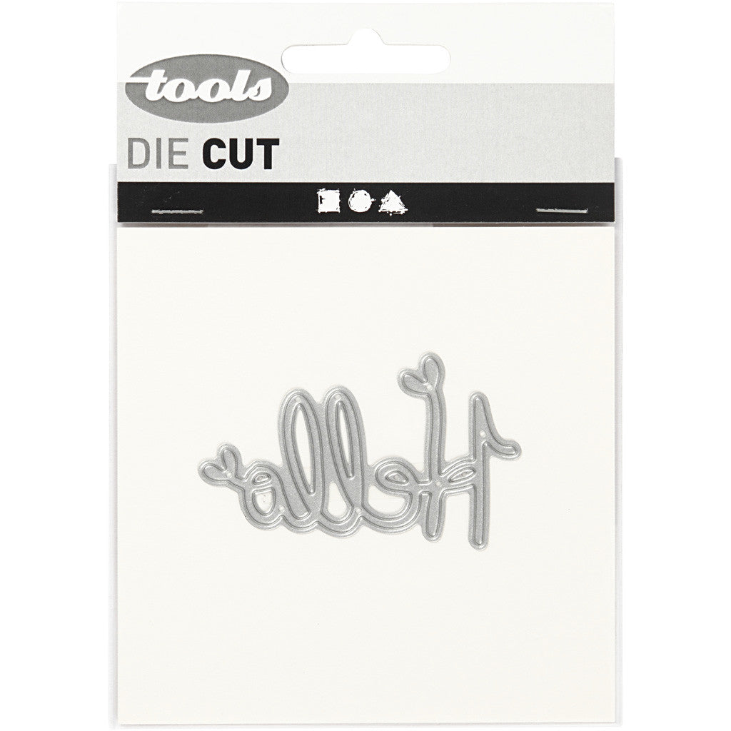 Fustella, Hello, misura 59x36 mm, 1 pz [HOB-118004]