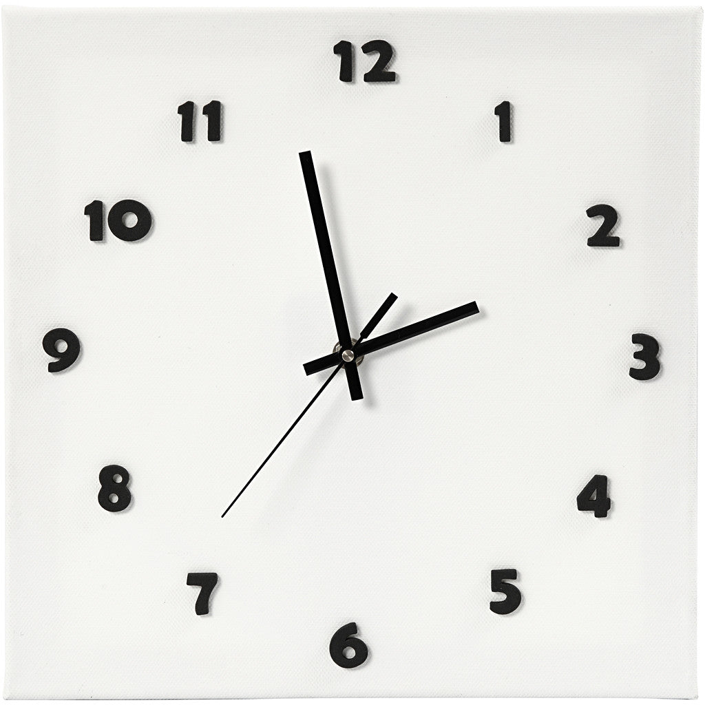 Parti e movimenti dell'orologio, spessore piastra massimo 6 mm, nero, 1 set [HOB-13001]