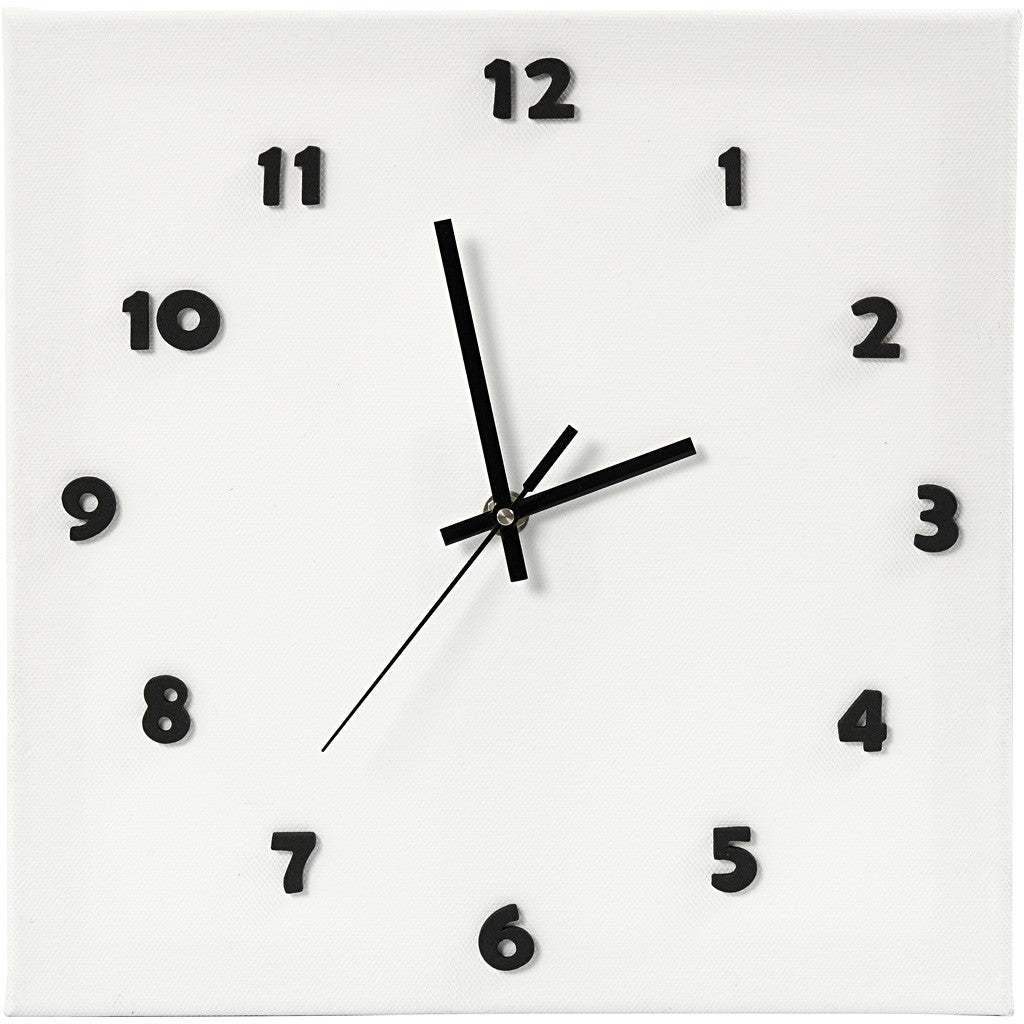 Parti e movimenti dell'orologio, spessore piastra massimo 3 mm, nero, 1 set [HOB-131240]