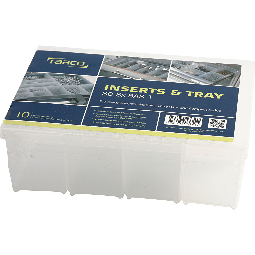 Scatola inserto, dim. BA8-1, H: 80 mm, misura 79x55 mm, 8 pz/ 1 conf. [HOB-13415]