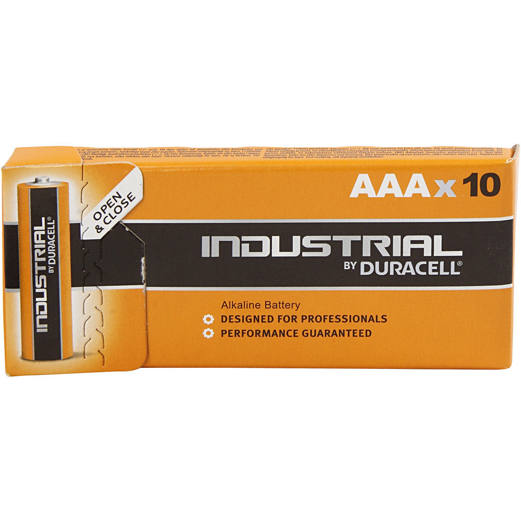 Batterie alcaline, dim. AAA, 10 pz/ 1 conf. [HOB-14002]